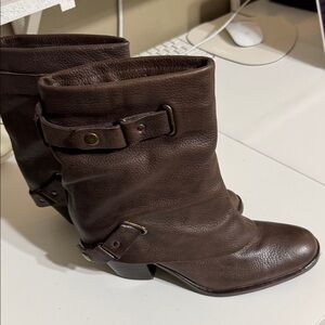Matisse Dark Brown Heeled Boots